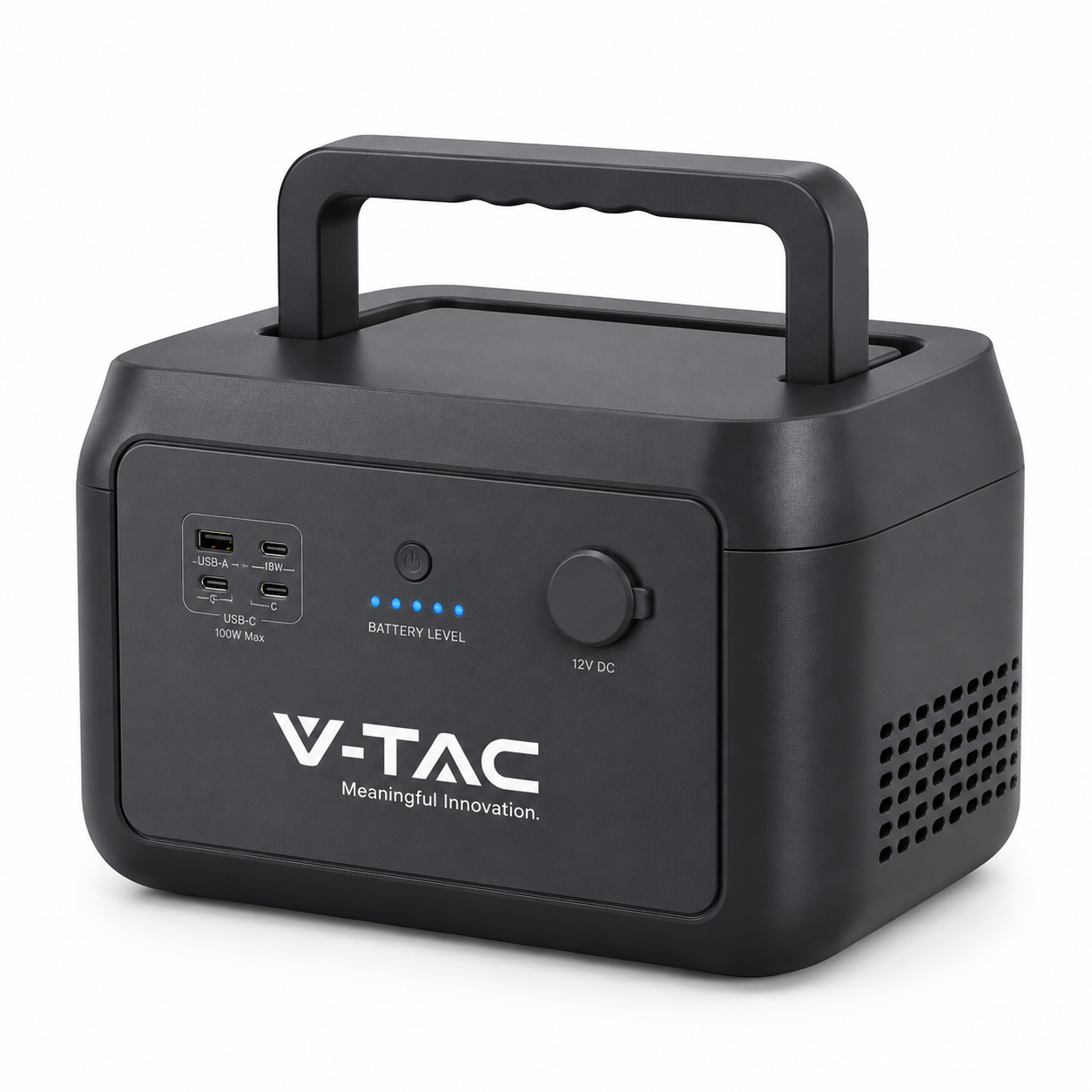V-TAC 614 Wh LiFePO4 akumulatora paplašināšanas bloks 51,2 V portatīvajām barošanas stacijām