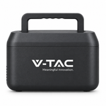 V-TAC 614 Wh LiFePO4 akumulatora paplašināšanas bloks 51,2 V portatīvajām barošanas stacijām