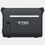 Портативная зарядная станция V-TAC мощностью 1800 Вт / 1229 Вт·ч с аккумулятором LiFePO4 и Wi-Fi