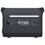 Портативная зарядная станция V-TAC мощностью 1800 Вт / 1229 Вт·ч с аккумулятором LiFePO4 и Wi-Fi