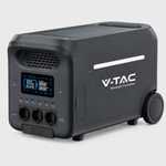 V-TAC 3000 W / 2560 Wh portatīvā barošanas stacija ar LiFePO4 akumulatoru un WiFi