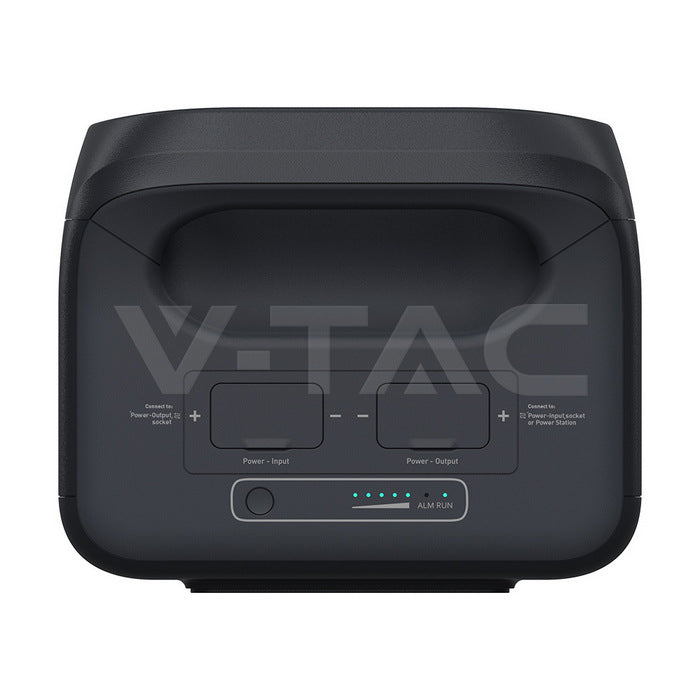 V-TAC 2560 Wh LiFePO4 akumulatora paplašināšanas bloks 51,2 V portatīvajām barošanas stacijām