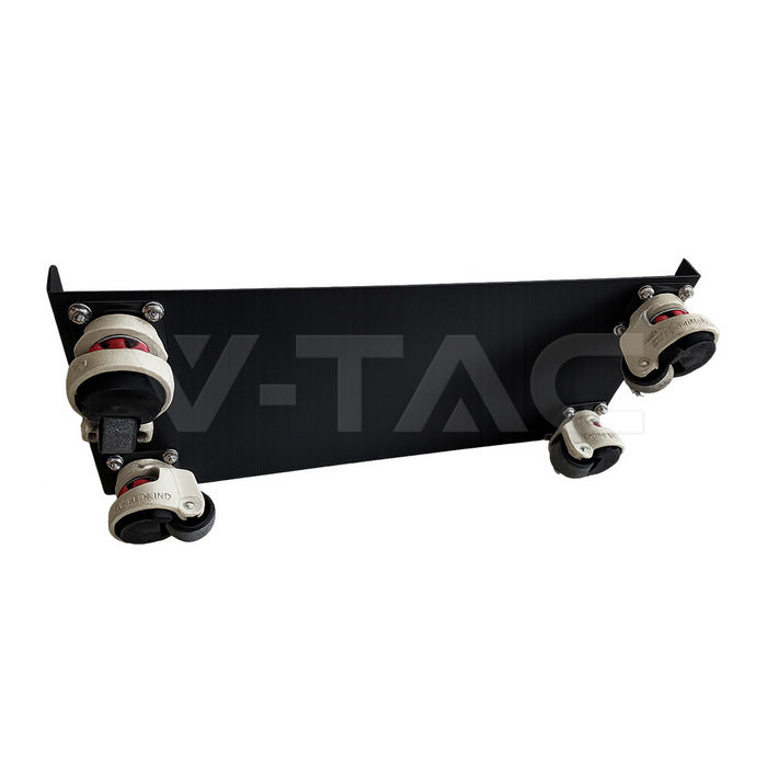 V-TAC ritenīšu pamatne 16,07 kWh akumulatoram VT-48290, melna