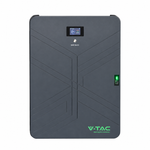 V-TAC 14,33 kWh LiFePO4 akumulators VT-14033, sienas montāža, IP20, 8000 cikli, Ultra Thin melns korpuss