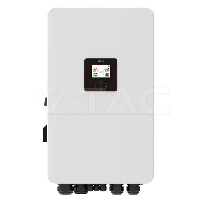 18 kW trīsfāžu hibrīda saules invertors V-TAC SUN-18K-SG05LP3-EU-SM2