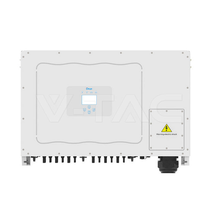 V-TAC 80 kW trīsfāžu tīkla saules invertors 380 V SUN-80K-G03