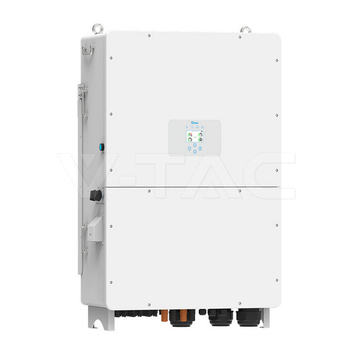 V-TAC 125 kW trīsfāžu hibrīda invertors SUN-125K-SG02HP3-EU-GM10