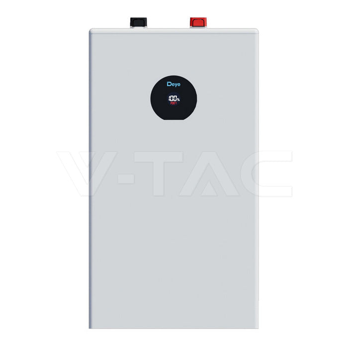 Deye 16kWh LiFePO4 enerģijas uzkrāšanas akumulators SE-F16-C, 51,2V, 314Ah, 160A uzlāde, 230A izlāde, IP21, 400x708x233mm, 109kg, >6000 cikli, CAN/RS485/Bluetooth, 10 gadu garantija