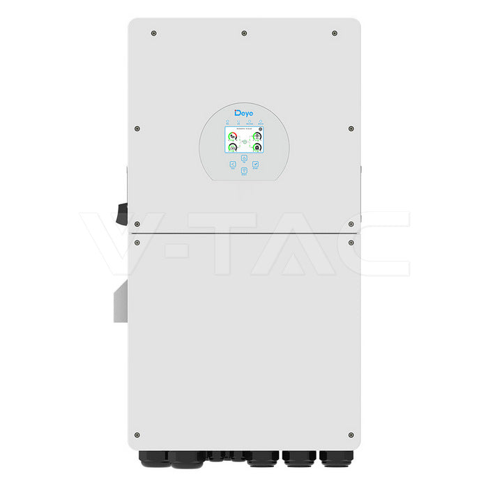 18 kW hibrīda saules invertors V-TAC 12780, 230 V, 1 fāze, IP65, 10 gadu garantija