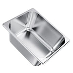 Nerūsējošā tērauda tvaika gastronomijas trauki ar vākiem, 1/2 izmērs, dziļums 148 mm, tilpums 9 l, 2 gab. komplekts