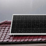VEVOR 200 W 12 V pilns saules enerģijas komplekts, 2 × 100 W monokristāliski saules paneļi, 12,8 V 50 Ah LiFePO₄ akumulators, 40 A uzlādes kontrolieris un 800 W strāvas invertors RV, mājai, kempingam, laivai un autonomai energoapgādei