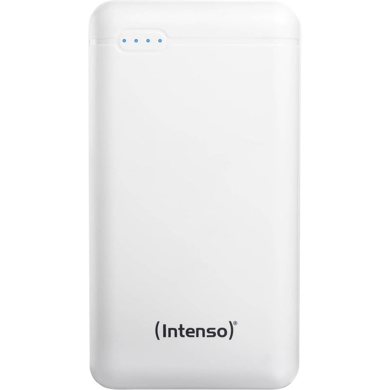 Intenso XS20000 portatīvais akumulators 20000 mAh ar USB-C un USB-A, ātrā uzlāde līdz 3,1 A, balts