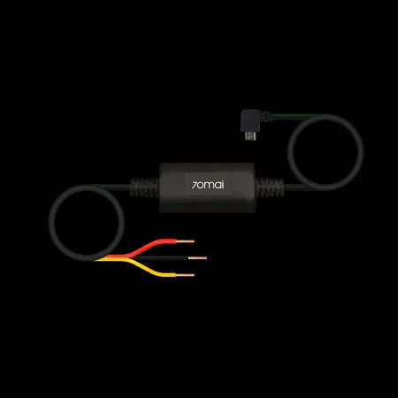 70mai Type-C juhtmekomplekt 24-tunnise parkimise jälgimiseks DC 12-30V sisendpinge, 5V väljundpinge, 2,4A väljundvool
