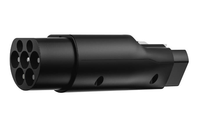 EcoFlow EV X-Stream uzlādes adapteris DELTA Pro elektrostacijai, Type 2 Mennekes, līdz 3400W, 100–240V AC, 50/60Hz, melns