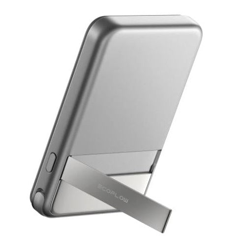 EcoFlow RAPID 5000mAh Wireless Power Bank with Magnetic Charging - Silver