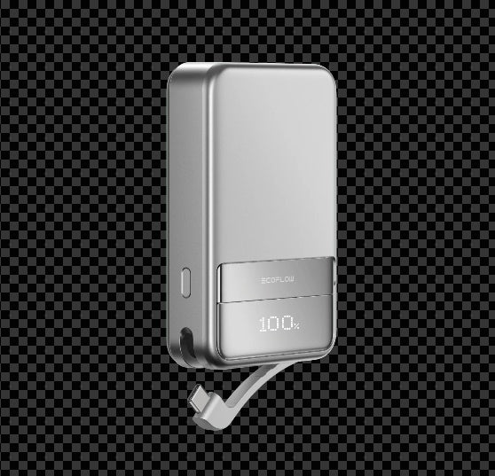 EcoFlow RAPID 5000mAh Bezvadu Power Bank ar magnētisko uzlādi – zils