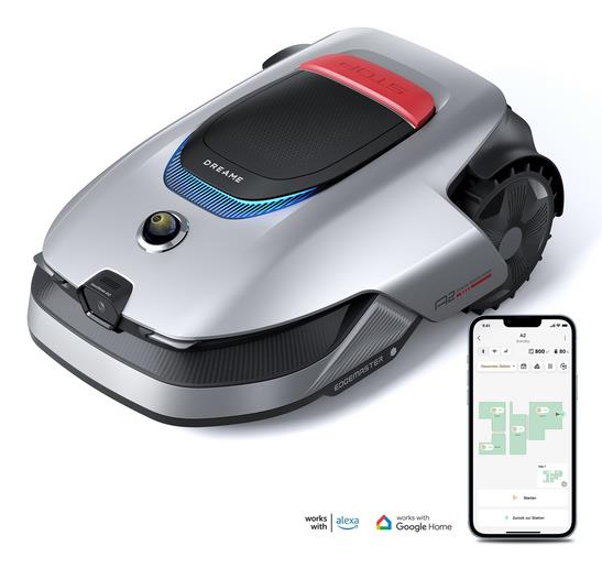 Dreame A2 robotizētais zāles pļāvējs, 3000 m², 3D LiDAR