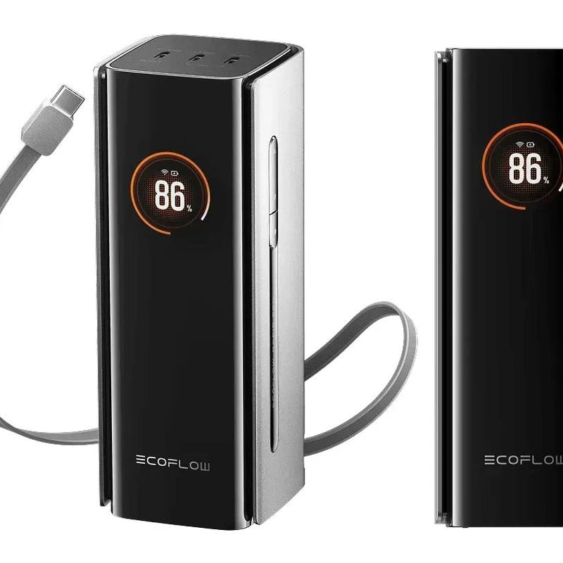 EcoFlow RAPID Pro 20 000 mAh jaudas banka 230 W ar 3× USB-C pieslēgvietām