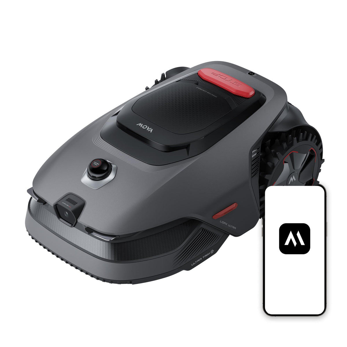 MOVA LiDAX Ultra 800 robotizētais zāles pļāvējs, 800 m², 3D LiDAR