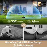 MOVA LiDAX Ultra 800 robotizētais zāles pļāvējs, 800 m², 3D LiDAR