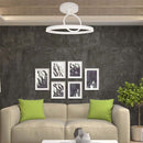 37W(4000Lm) LED-designarmatur, IP20, V-TAC, metall, vit, D:500x200mm, neutralvitt ljus 4000K