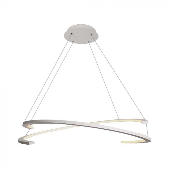 48W(5150Lm) LED dizaina gaismeklis, IP20, V-TAC, metāla, balts, TRIAC dimmējams, 800x1200mm, neitrāli balta gaisma 4000K