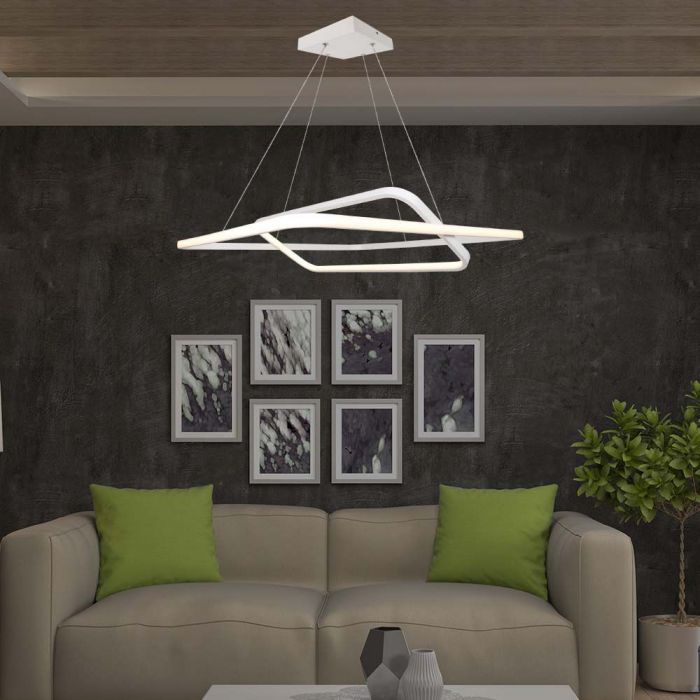 SUPERACTION_48W(5150Lm) LED TRIAC диммируемый потолочный светильник, IP20, V-TAC, теплый белый 3000K