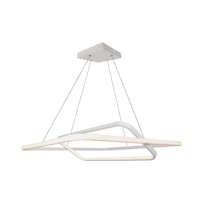 SUPERACTION_50W(5150Lm) Светодиодный дизайнерский светильник, IP20, V-TAC, металл, белый, 600x1230мм, диммируемый. Нейтральный белый свет 4000K