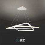 Светильник LED-дизайна мощностью 50 Вт (5150 лм), IP20, V-TAC, металл, белый, 600×1230 мм, с возможностью регулировки яркости. Нейтрально-белый свет 4000 К