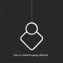 12W(1300Lm) LED-designarmatur, IP20, V-TAC, metall, vit, 280x1960mm, varmvitt ljus 3000K