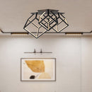 SUPERACTION_46W(4900Lm) светодиодный дизайнерский светильник, V-TAC, IP20, черный, 64.5x55x42см, теплый белый свет 3000K