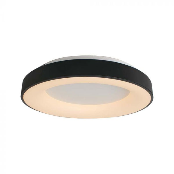 49W(5220Lm) LED decorative ceiling light, V-TAC, IP20, black, warm white light 3000K