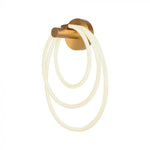 36W(3940Lm) LED decorative wall lamp, V-TAC, IP20, gold color, warm white light 3000K
