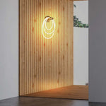 36W(3940Lm) LED decorative wall lamp, V-TAC, IP20, gold color, warm white light 3000K