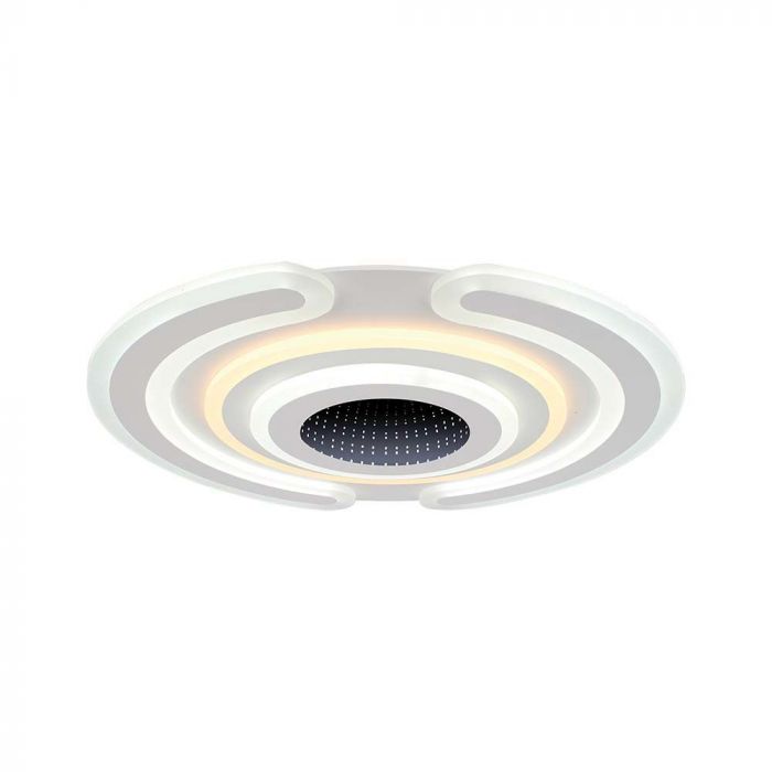 95W(9900Lm) 3IN1 LED SMART decorative ceiling light, dimmable, with remote control, 520x500mm