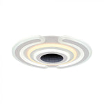 95W(9900Lm) 3IN1 LED SMART Dekorativ takplafond, dimbar, fjärrkontroll, 520x500mm