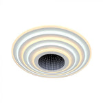 125W(13100Lm) 3IN1 LED SMART dekorativ takaffisch, dimbar, fjärrkontroll, 50x7CM