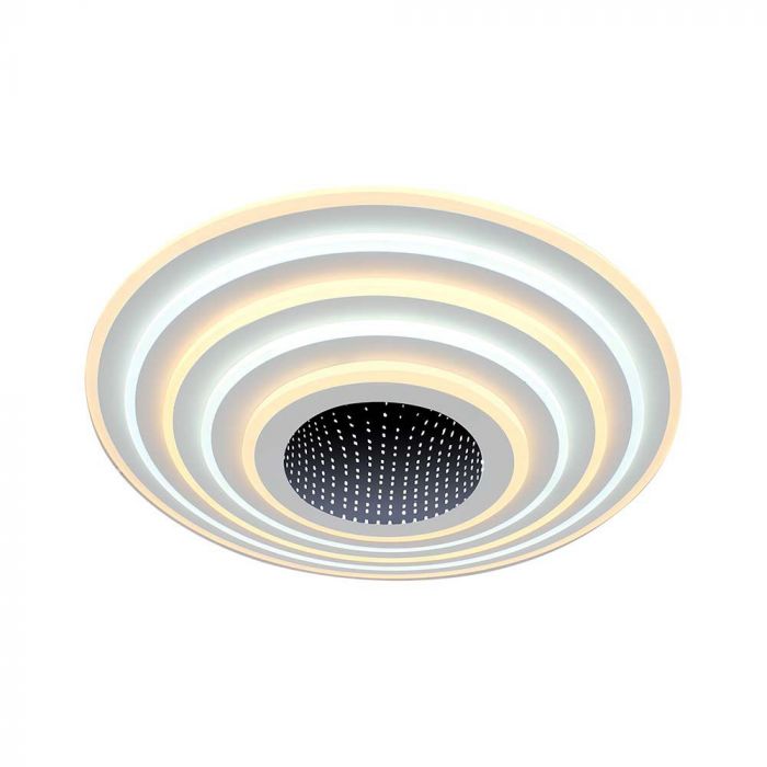 125W(13100Lm) 3IN1 LED SMART decorative ceiling light, dimmable, with remote control, 50x7CM