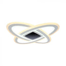 _Piegāde 10 dienas_ 130W(13600Lm) 3IN1 LED SMART dekoratīvs griestu gaismeklis, dimmējams, ar tālvadības pulti, 62x62CM