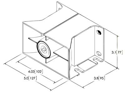 12-24V Reverse alarm 87-112dB, 127x77x95mm