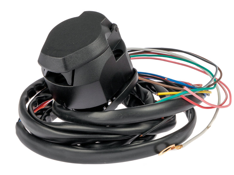 Wiring harness for hook hook, 3-pole box + electrical harness, with 1.4m cable (12x0.75mm² + 1x1.5mm²), connectors and cable ties, incl.