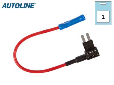 AUTOLINE – drošinātāja turētājs ar vadu Micro II