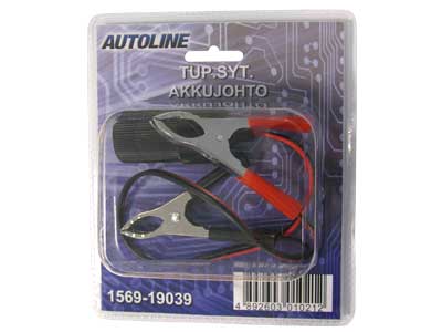 AUTOLINE Automobiļa piepīpētāja akumulatora kabelis