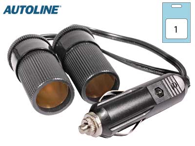 AUTOLINE Pieslēguma kārba cigarešu šķiltavu ligzdai