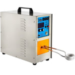 VEVOR 15 kW Augstas frekvences indukcijas sildītājs – 30-100 kHz, kausēšanas krāsns LH-15A, 230 V sildīšanas sistēma