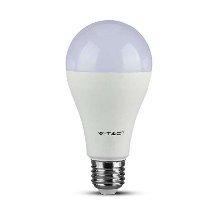 E27 15W (1250Lm) LED-lampa V-TAC SAMSUNG, 5 års garanti, A65, neutralvit 4000K