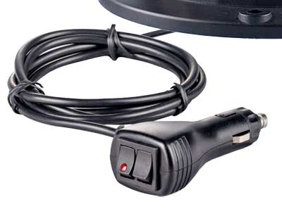 10-30V LED bākuguns, ø129x94mm, mini, dzintars, magnētisks stiprinājums, 32 EffectLED, cig. šķiltavas spraudnis w. slēdži