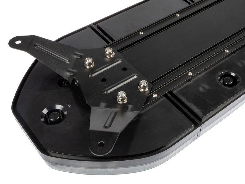 10-30V OPTIBEAM LED flashing light, black, IP67, ECE R10, R65 class 2., 1000.00 x 300.00 x 59.00mm, yellow light, 3 years warranty