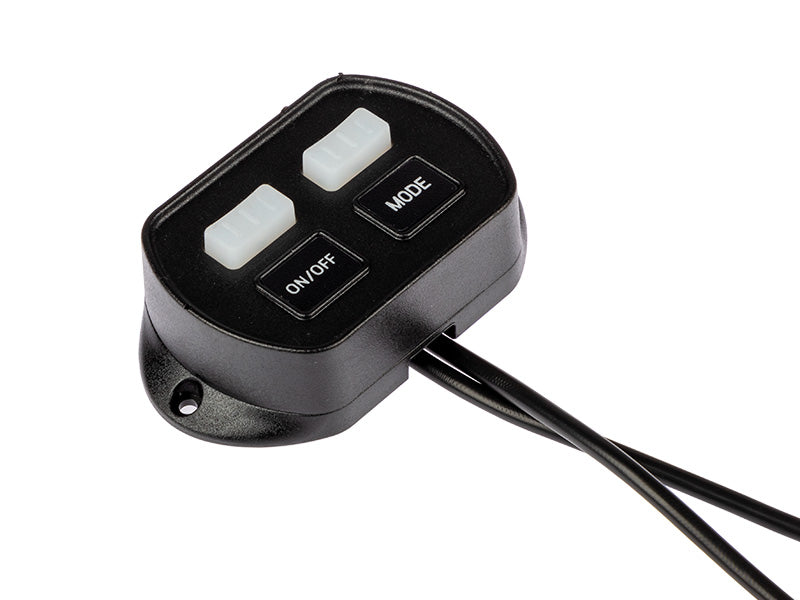 10-30V OPTIBEAM LED flashing light, black, IP67, ECE R10, R65 class 2., 1000.00 x 300.00 x 59.00mm, yellow light, 3 years warranty