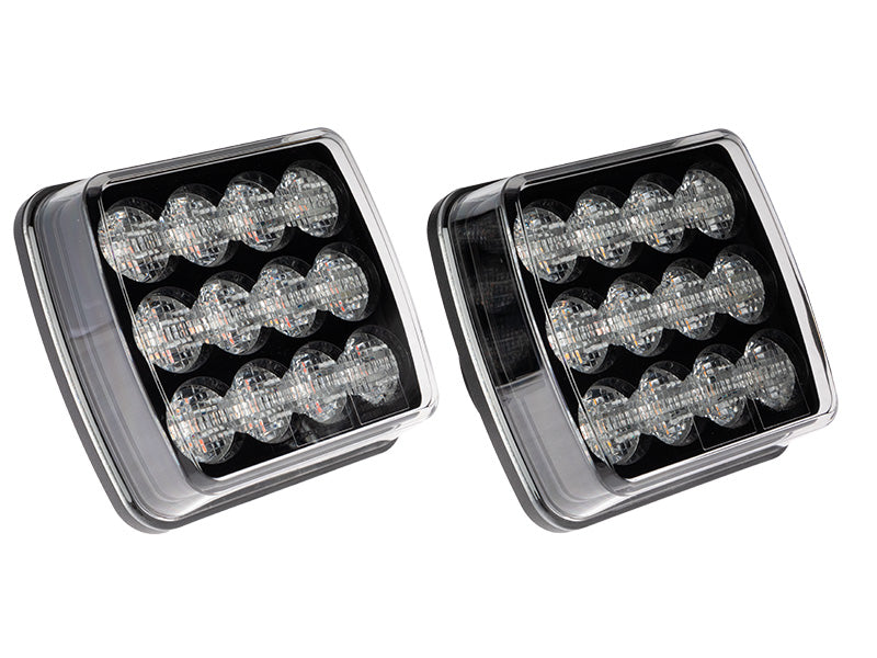 12-24V LED aizmugurējo lukturu komplekts, IP67, ECE R148, R10